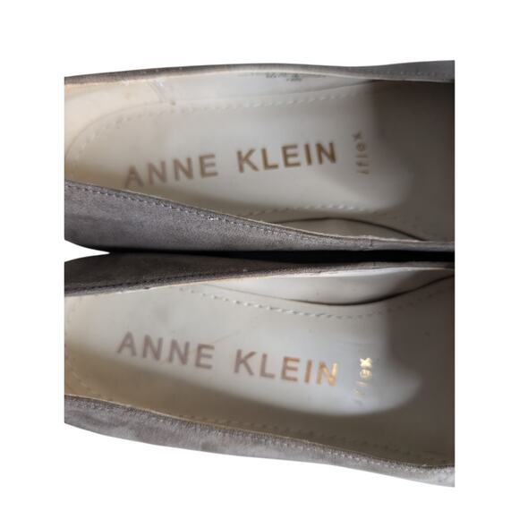 Faux Suede Loafer Pumps Women 7 Block Heel Classic Office Career Academia Preppy - Picture 7 of 8